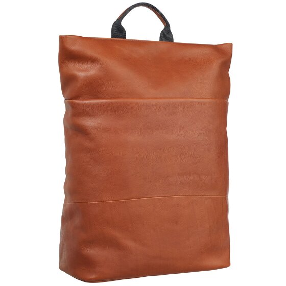 Leonhard Heyden Hamburg backpack leather 46 cm laptop compartment