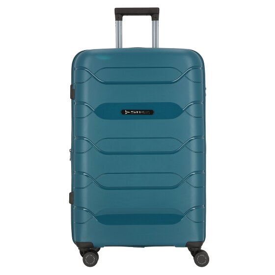 Polestream Strz by Asteroid 4 wheels Trolley L 74 cm with expansion pleat