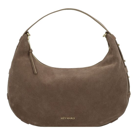 Hey Marly Lifetime Sister Suede Shoulder Bag M Genuine Leather 35.5 cm