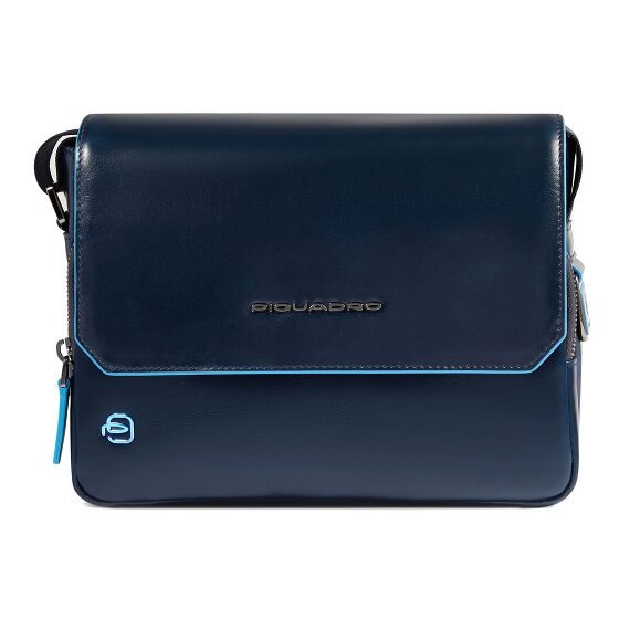 Piquadro Blue Square Messenger Leather 23 cm