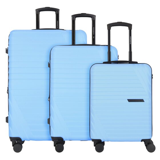 Cocoono Larnaka 4 wheels Suitcase set 3-piece with expansion pleat