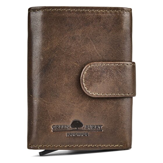 Greenburry Newport Wallet RFID protection Genuine Leather 9.5 cm