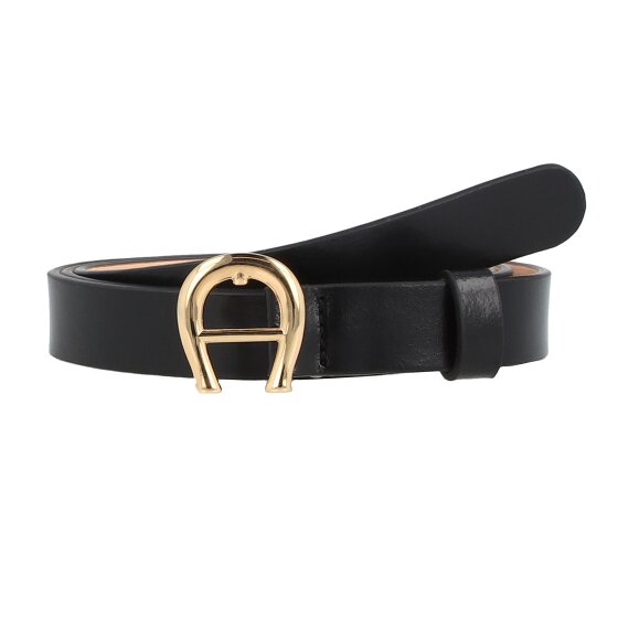 Aigner Logo belt leather