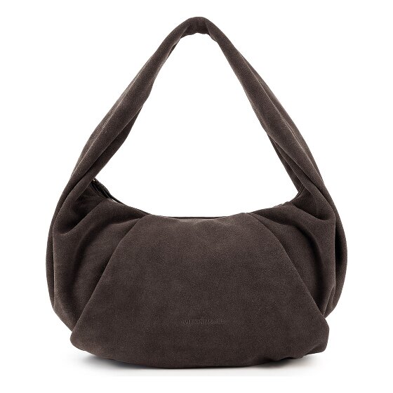 LES VISIONNAIRES Greta Essential Shoulder Bag Genuine Leather 43 cm