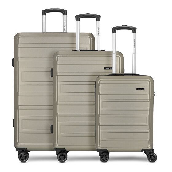 Worldpack New York 2.0 4 wheels Suitcase set 3-piece