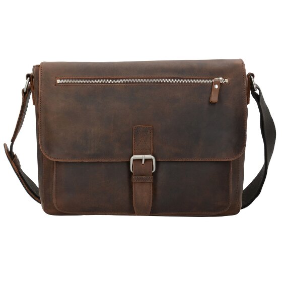 Leonhard Heyden Salisbury shoulder bag leather 34 cm laptop compartment