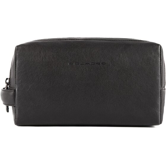 Piquadro Black Square Toilet bag Leather 25 cm