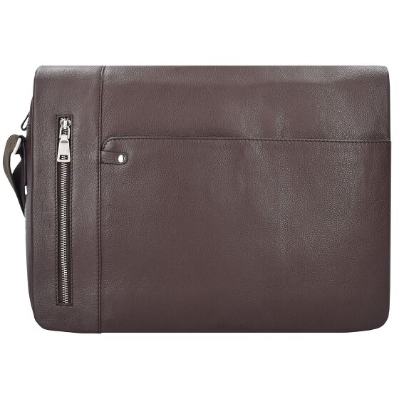Esquire Sydney Messenger leather 40 cm laptop compartment