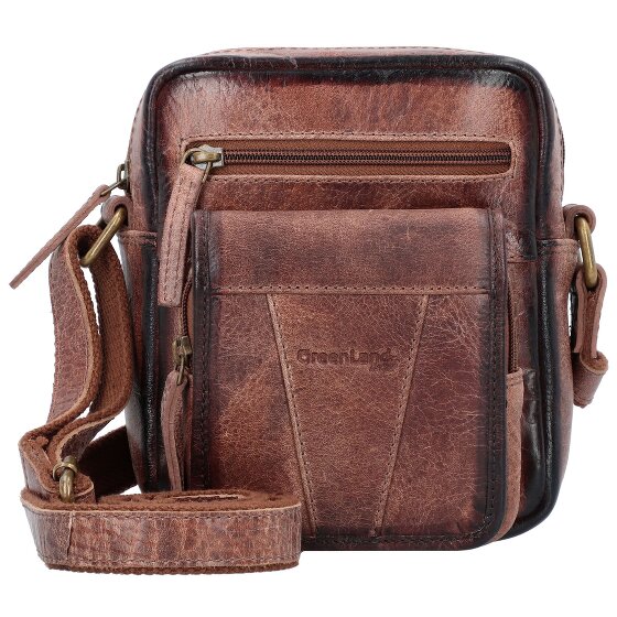 Greenland Nature Mascu & Line Shoulder bag Leather 20 cm