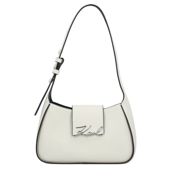 Karl Lagerfeld Signature Shoulder Bag Leather 24 cm