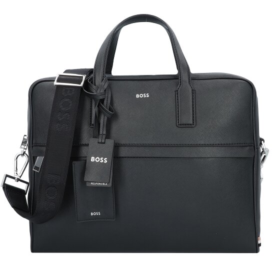 Boss Zair Briefcase Leather 40 cm Laptop compartment