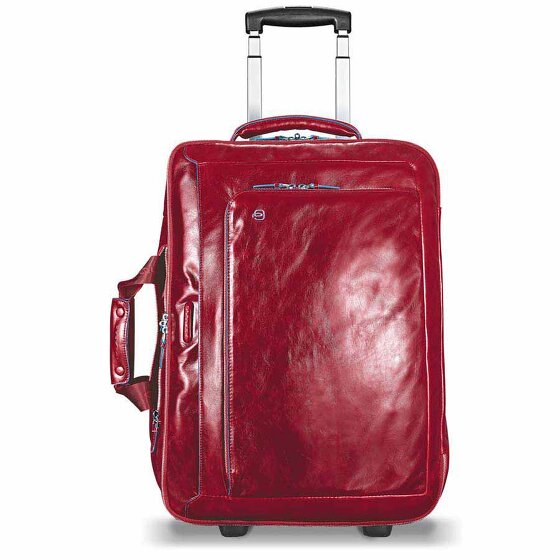 Piquadro Blue Square 2 Roll Business Trolley Leather 51 cm Laptop compartment