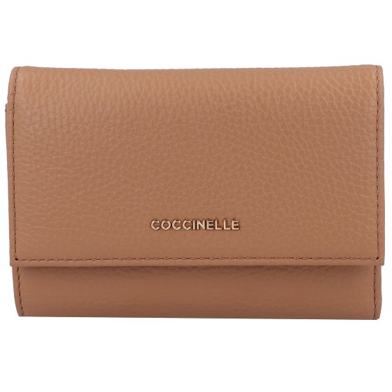 Coccinelle Metallic Soft wallet leather 14 cm