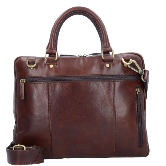 Leonhard Heyden Cambridge briefcase leather 37 cm laptop compartment