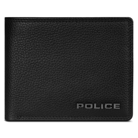 Police Wallet RFID protection Genuine Leather 12 cm