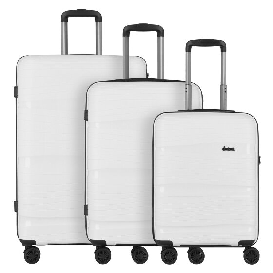 d&n Travel Line 4300 4 wheels Suitcase set 3-piece