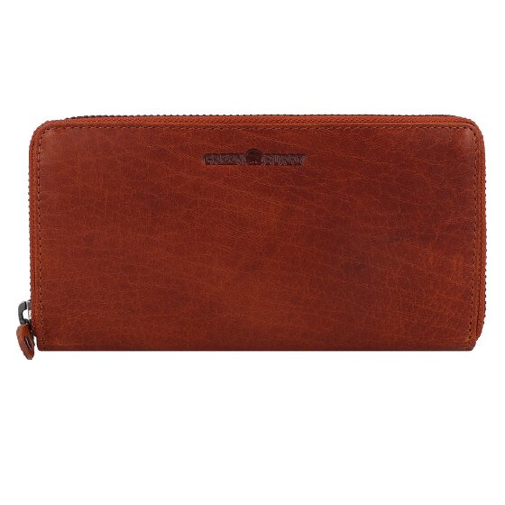 Greenburry House of Norway Wallet RFID protection Genuine Leather 19 cm