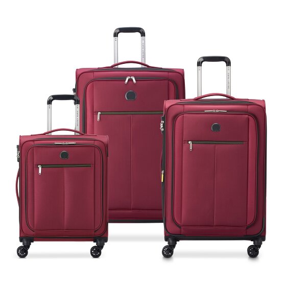 Delsey Paris Pin Up 6 4 wheels Suitcase set 3-piece with expansion pleat