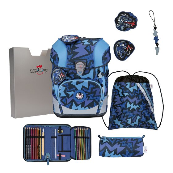 DerDieDas ErgoFlex Tiny School bag set 6-piece