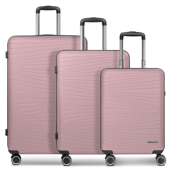 Franky Dallas 3.0 4-wheel suitcase set 3-piece with expansion fold