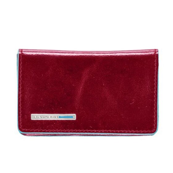 Piquadro Blue Square Business card case Genuine Leather 10 cm