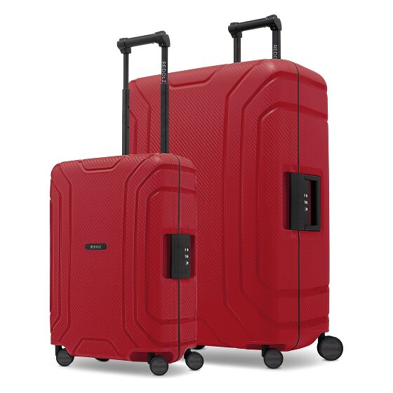 Redolz Essentials 15 4-wheel 15 suitcase set 2 pcs. with three-point closure