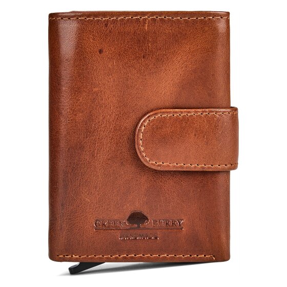 Greenburry Newport Wallet RFID protection Genuine Leather 9.5 cm