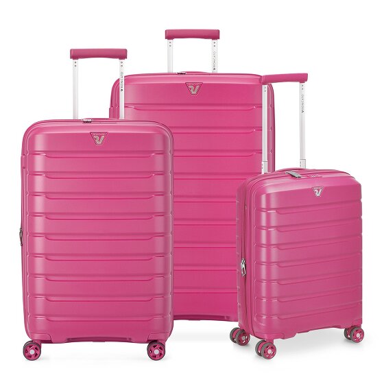 Roncato B-Flying Move 4 wheels Suitcase set 3-piece with expansion pleat