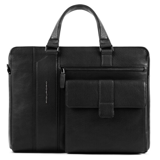 Piquadro Kobe briefcase 40 cm leather laptop compartment