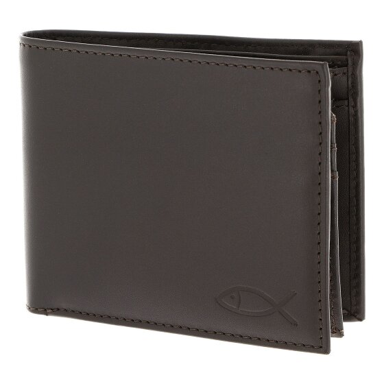 oxmox Leather Wallet RFID protection Genuine Leather 10 cm
