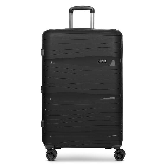 d&n Travel Line 4300-Plus 4 wheels Trolley L 76 cm with expansion pleat