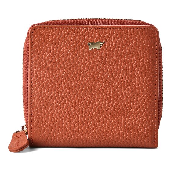 Braun Büffel Asti Wallet RFID protection Genuine Leather 10 cm