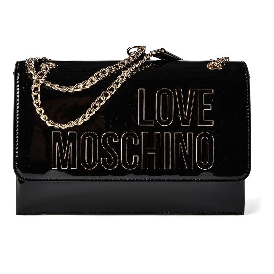 Love Moschino Enameled Logo Shoulder Bag 25 cm