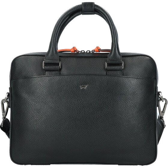 Braun Büffel Novara briefcase leather 38 cm laptop compartment