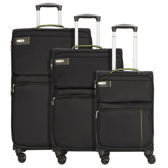 d&n Travel Line 6704 4 wheels Suitcase set 3-piece