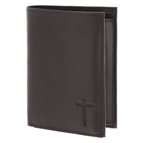 oxmox Leather Wallet RFID protection Genuine Leather 10 cm