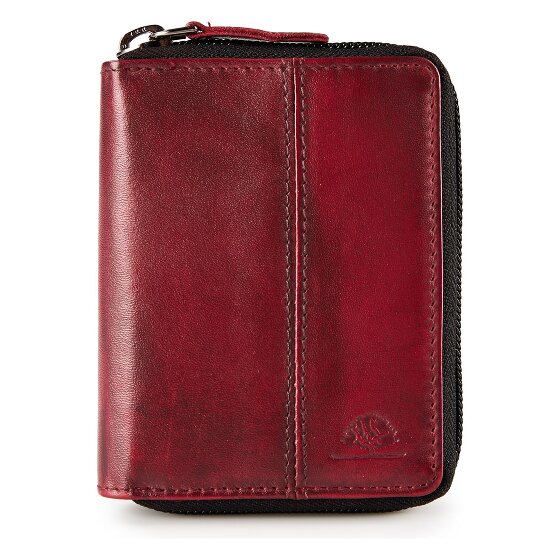 Greenburry Destressed Wallet RFID protection Leather 10.5 cm