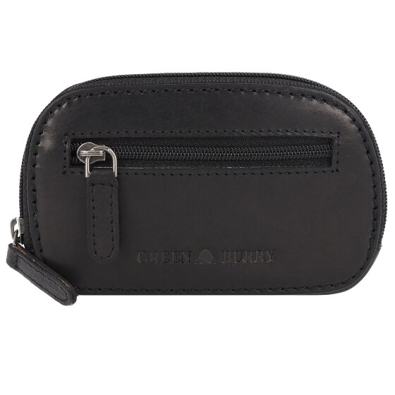 Greenburry Pure Black Key wallet Leather 12 cm