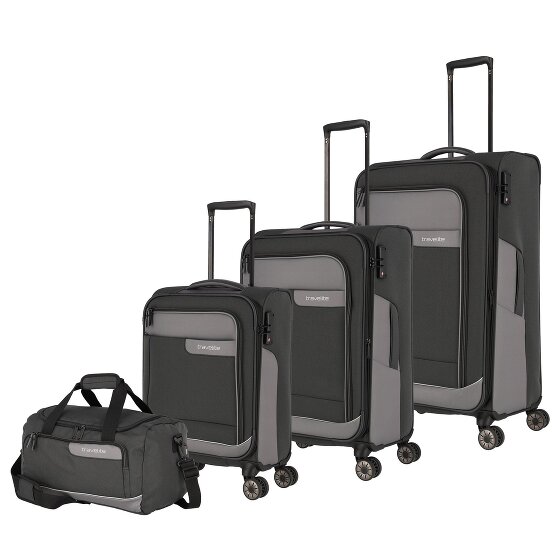 Travelite VIIA 4 Roll Suitcase Set 4pcs.