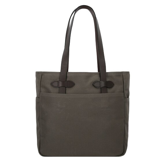Filson Luggage Twill Shopper Bag Leather 35.5 cm