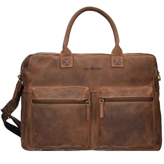 Greenburry Vintage briefcase leather 40 cm laptop compartment