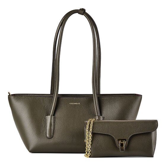 Coccinelle Beat Shoulder Bag Genuine Leather 27 cm