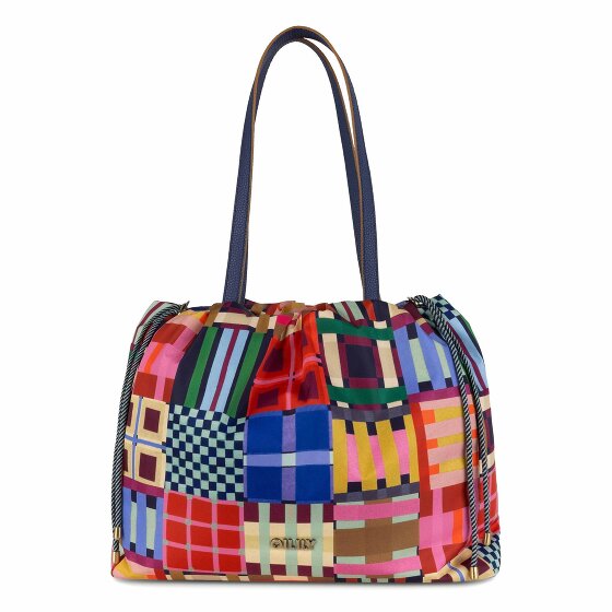 Oilily Tartan Tape Skar Shopper Bag 36 cm
