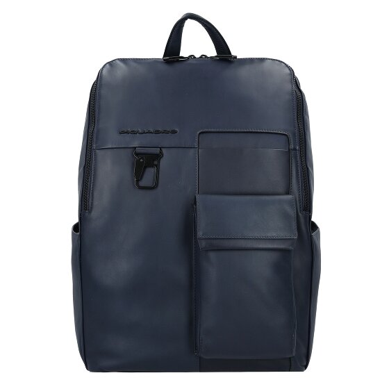 Piquadro Zaino Daypack Leather 34 cm Laptop compartment