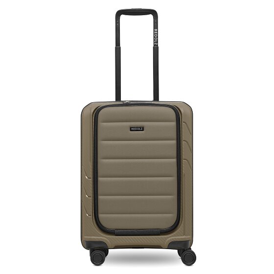 Redolz Essentials 17 4-wheel cabin trolley 55 cm soft-pocket laptop compartment
