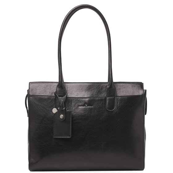 Castelijn & Beerens Ellen Shoulder Bag RFID protection Genuine Leather 40 cm Laptop compartment