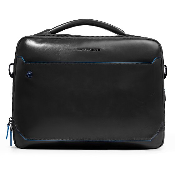 Piquadro Blue Square Briefcase Leather 39 cm Laptop compartment