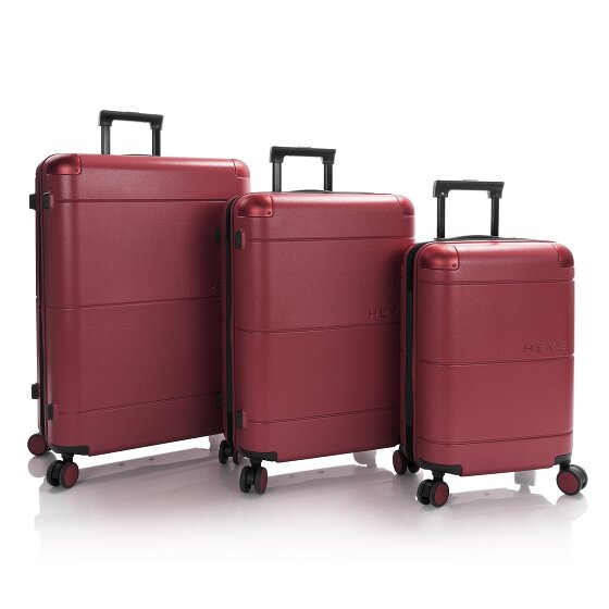 Heys Zen 4 wheels Suitcase set 3-piece with expansion pleat