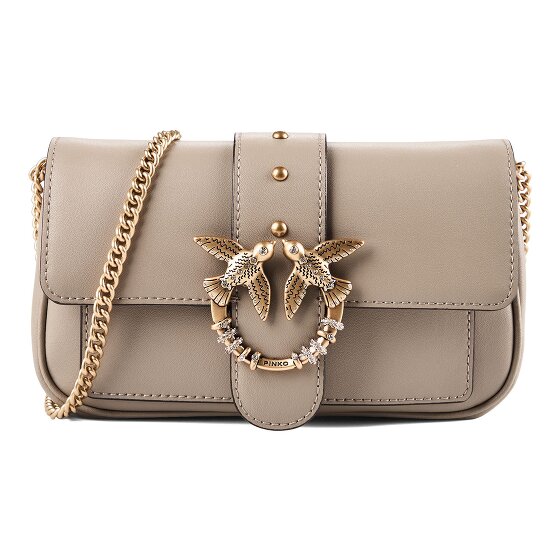 PINKO Love Pocket Shoulder bag Genuine Leather 20 cm