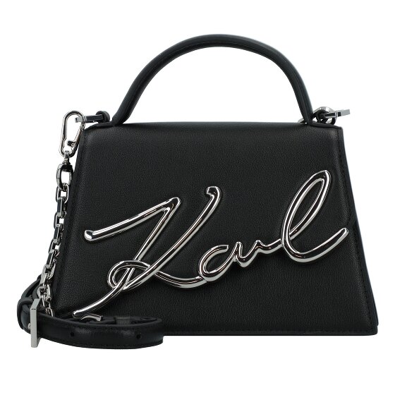 Karl Lagerfeld Signature 2.0 Handbag Leather 21.5 cm Karl Lagerfeld Signature 2.0 Handbag Leather 21.5 cm
